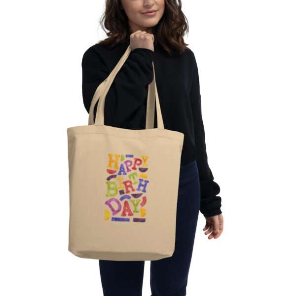 Happy Birthday Eco Tote Bag - Image 2
