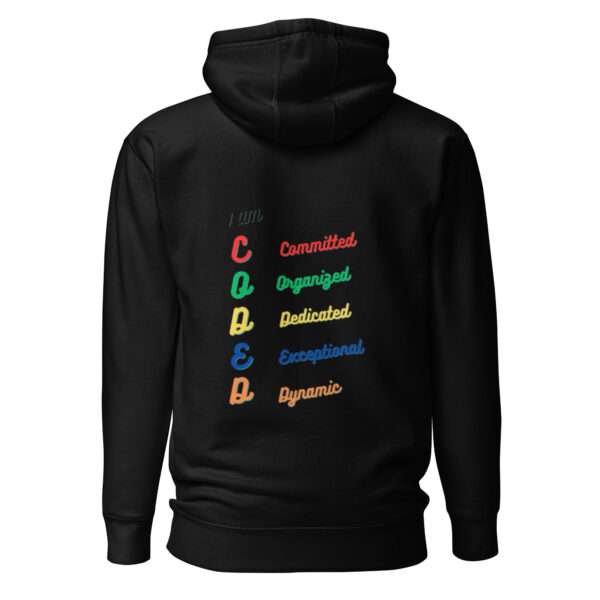 C.O.D.E.D Unisex Hoodie - Image 3