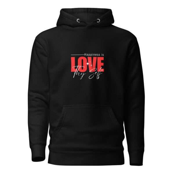 Love Thy Self Custom Unisex Hoodie - Image 2