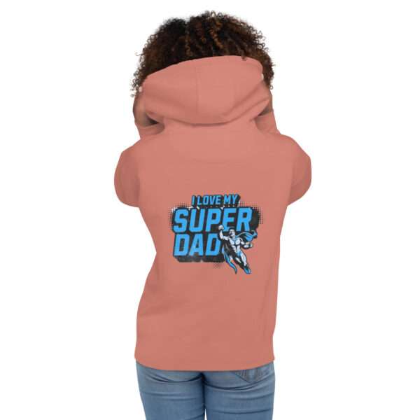 Love Super Dad Unisex Hoodie - Image 8