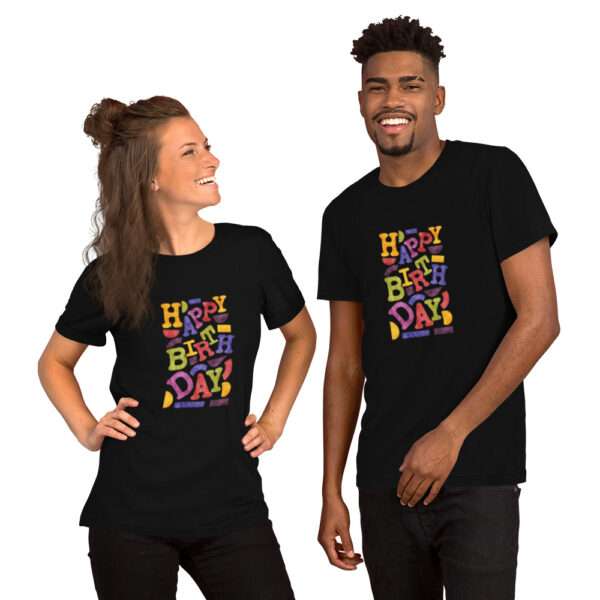 Happy Birthday Unisex t-shirt - Image 2