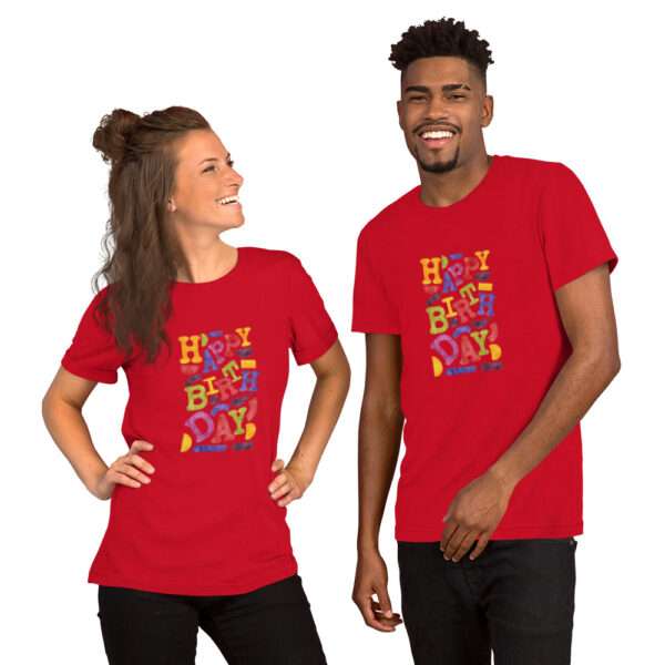 Happy Birthday Unisex t-shirt - Image 4