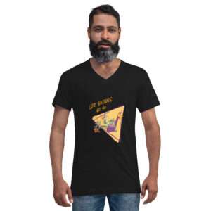 Life Begins @ 40 Unisex Short Sleeve V-Neck T-Shirt