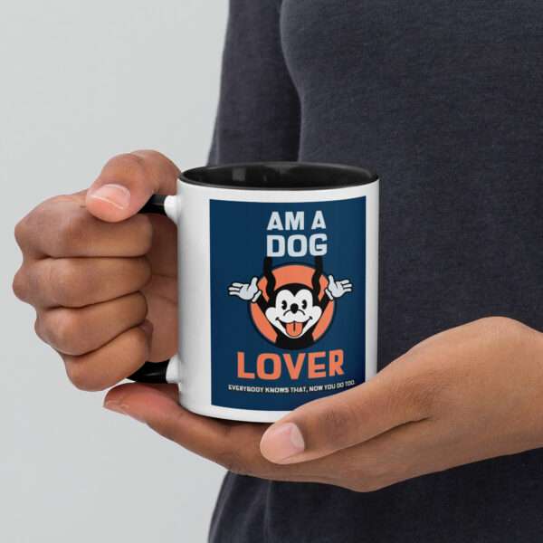 Dog Lover Mug with Color Inside