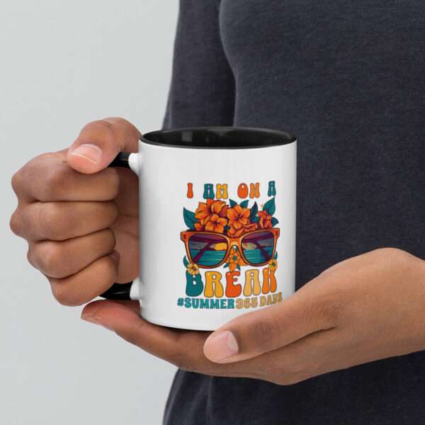 Summer Break Mug with Color Inside - Image 3