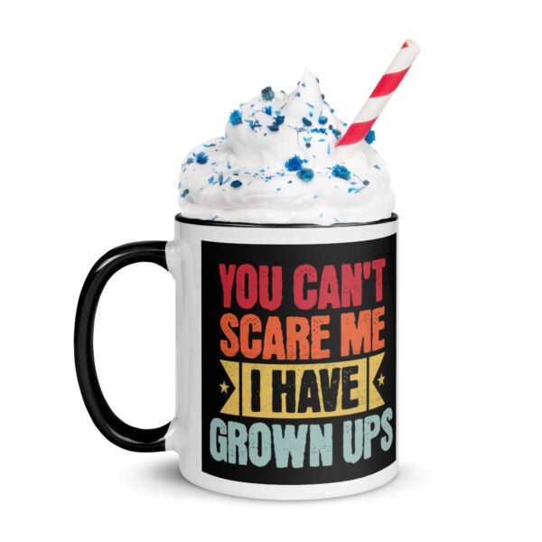 Cant Scare Me Classic Gift Mug with Color Inside - Image 2