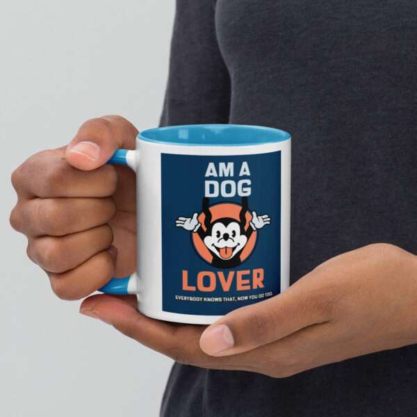 Dog Lover Mug with Color Inside - Image 12