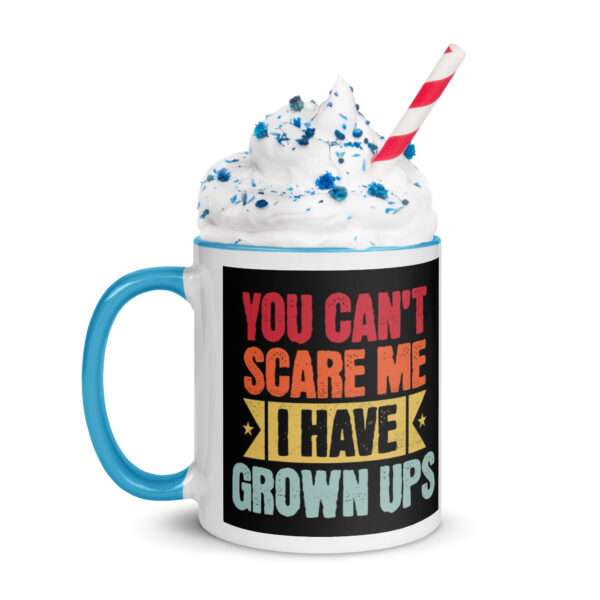 Cant Scare Me Classic Gift Mug with Color Inside - Image 12