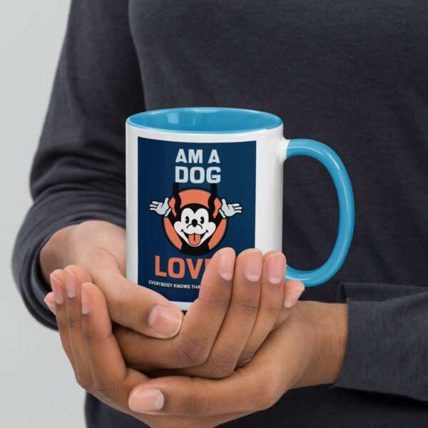 Dog Lover Mug with Color Inside - Image 11