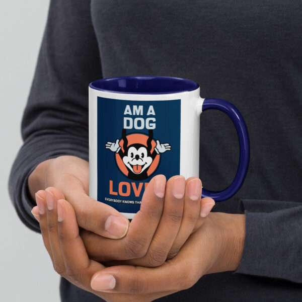 Dog Lover Mug with Color Inside - Image 3