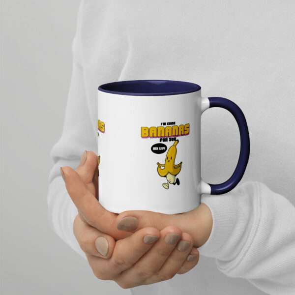 Going Bananas Mug with Color Inside - Image 4