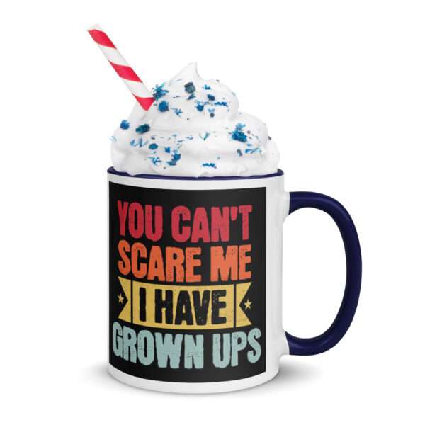 Cant Scare Me Classic Gift Mug with Color Inside - Image 5