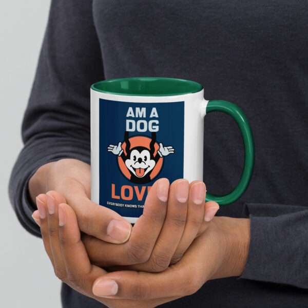 Dog Lover Mug with Color Inside - Image 7