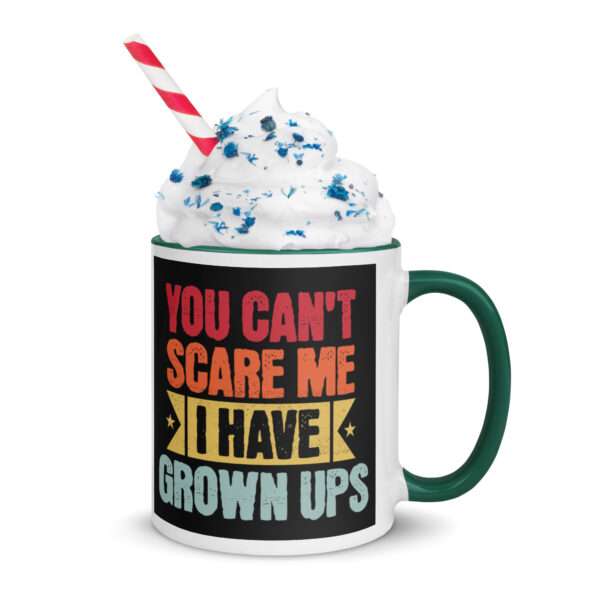 Cant Scare Me Classic Gift Mug with Color Inside - Image 9