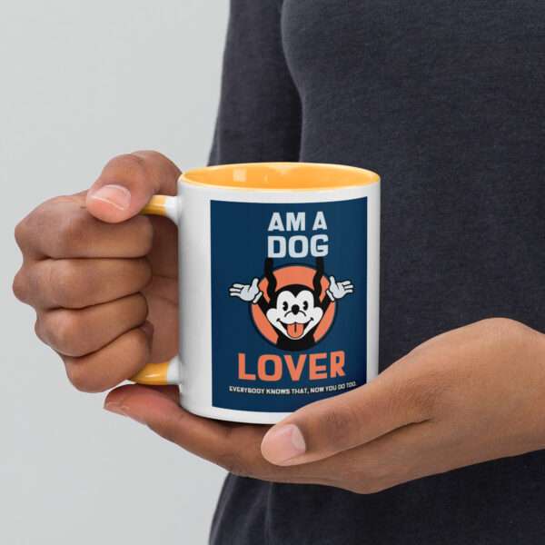 Dog Lover Mug with Color Inside - Image 16