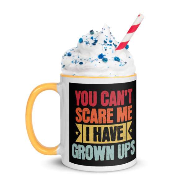 Cant Scare Me Classic Gift Mug with Color Inside - Image 16