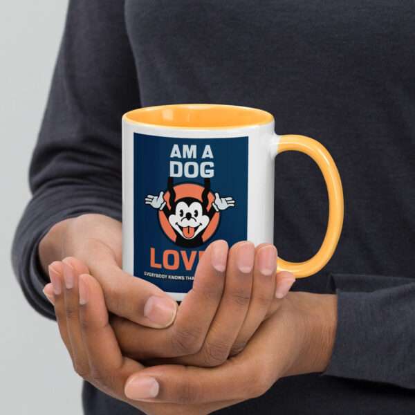 Dog Lover Mug with Color Inside - Image 15