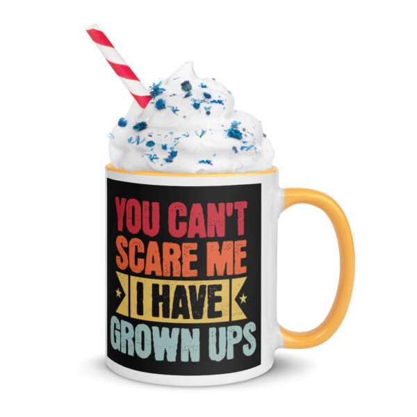 Cant Scare Me Classic Gift Mug with Color Inside - Image 17