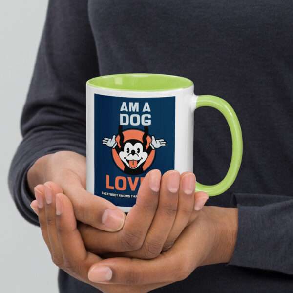 Dog Lover Mug with Color Inside - Image 17