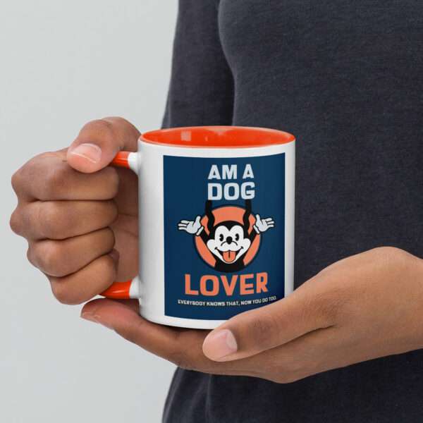 Dog Lover Mug with Color Inside - Image 10