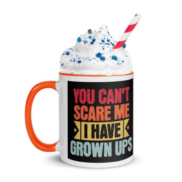 Cant Scare Me Classic Gift Mug with Color Inside - Image 10