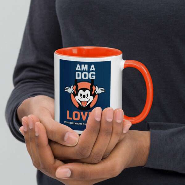 Dog Lover Mug with Color Inside - Image 9