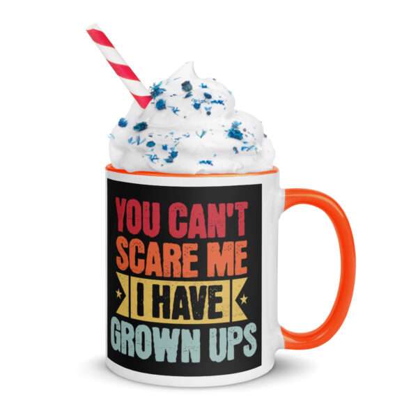 Cant Scare Me Classic Gift Mug with Color Inside - Image 11