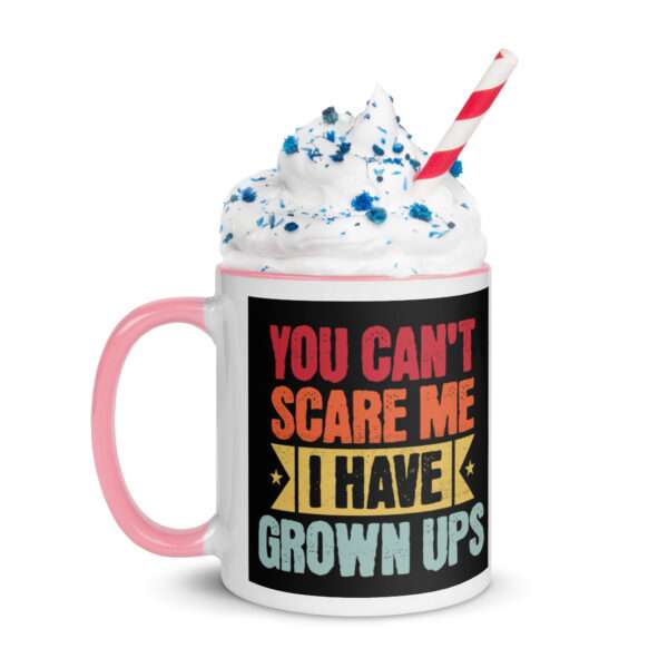 Cant Scare Me Classic Gift Mug with Color Inside - Image 14