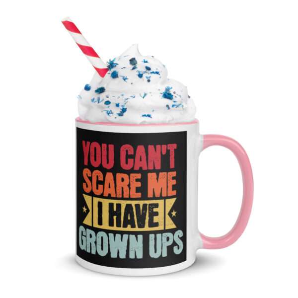 Cant Scare Me Classic Gift Mug with Color Inside - Image 15