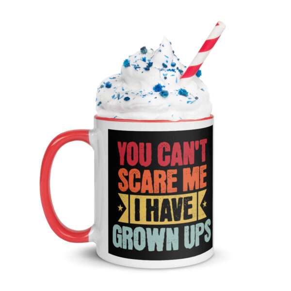 Cant Scare Me Classic Gift Mug with Color Inside - Image 6