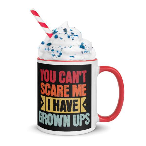 Cant Scare Me Classic Gift Mug with Color Inside - Image 7