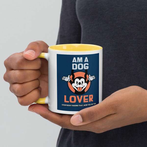 Dog Lover Mug with Color Inside - Image 20