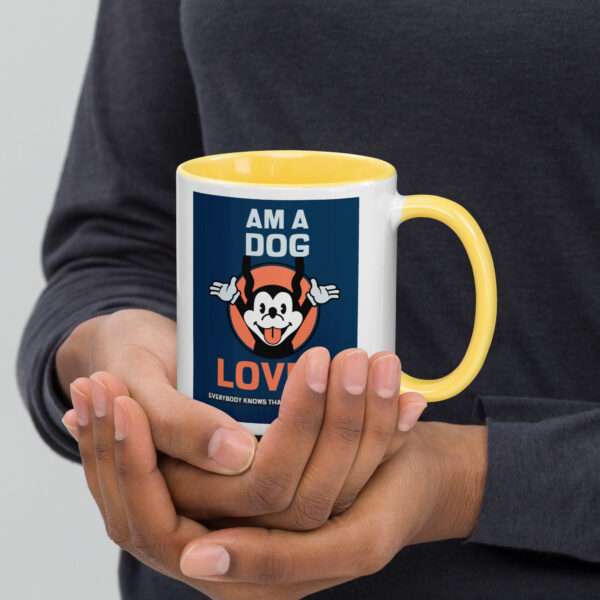 Dog Lover Mug with Color Inside - Image 19