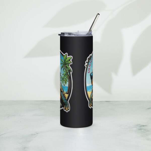 Summer Vibes Stainless Steel Tumbler - Image 5