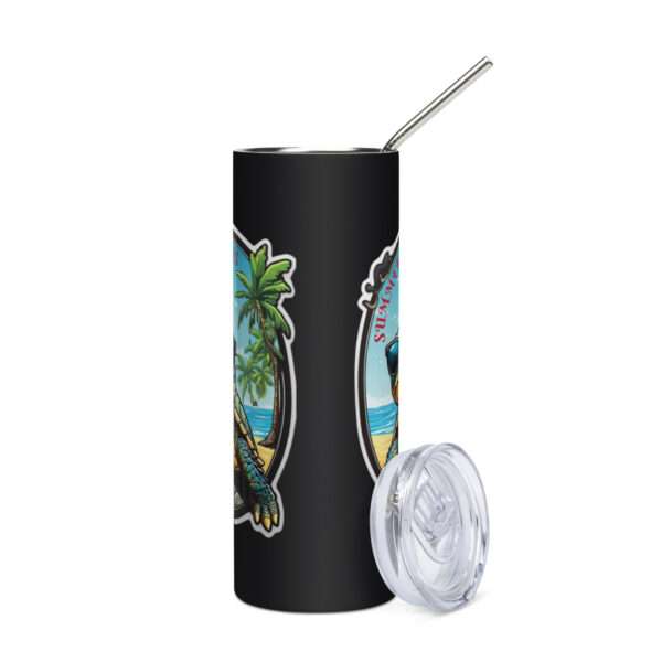 Summer Vibes Stainless Steel Tumbler - Image 10