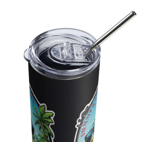 Summer Vibes Stainless Steel Tumbler - Image 3