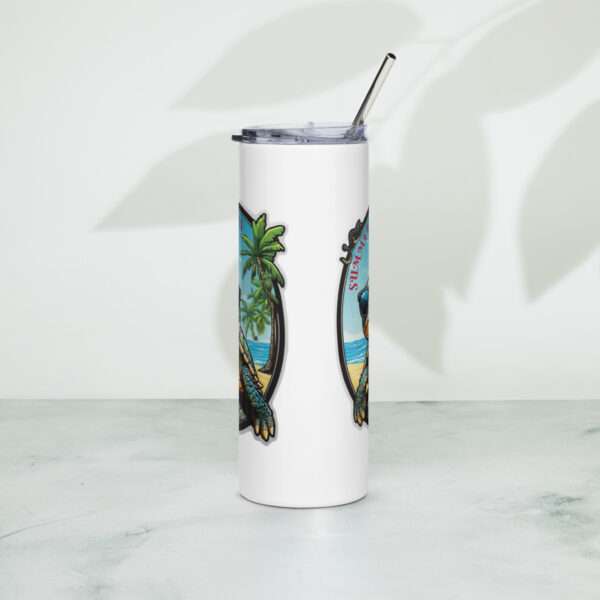 Summer Vibes Stainless Steel Tumbler - Image 4