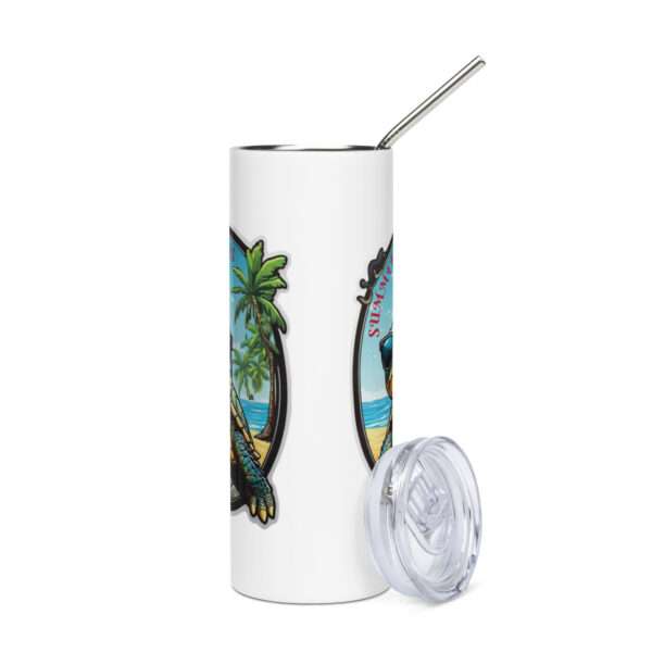 Summer Vibes Stainless Steel Tumbler - Image 11