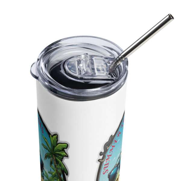 Summer Vibes Stainless Steel Tumbler - Image 2