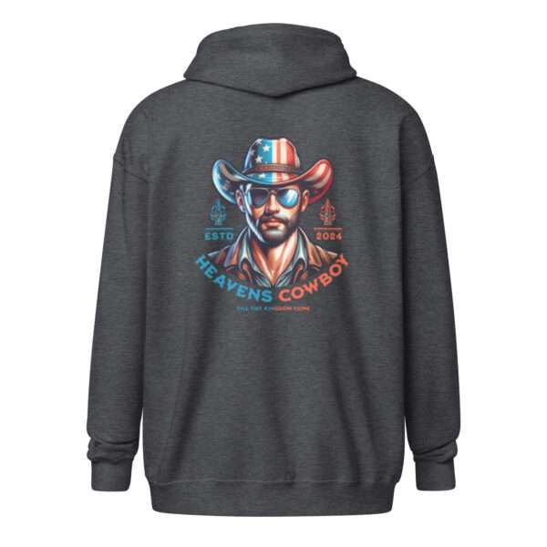 Heavens Cowboy Unisex heavy blend zip hoodie - Image 3