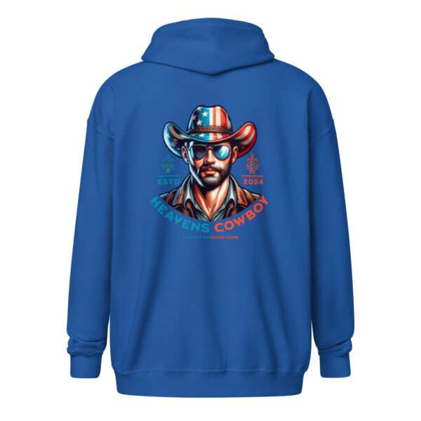Heavens Cowboy Unisex heavy blend zip hoodie - Image 4