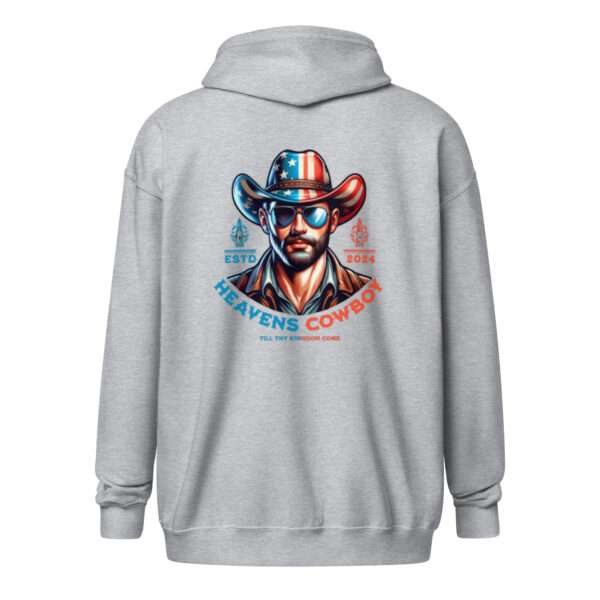 Heavens Cowboy Unisex heavy blend zip hoodie - Image 5