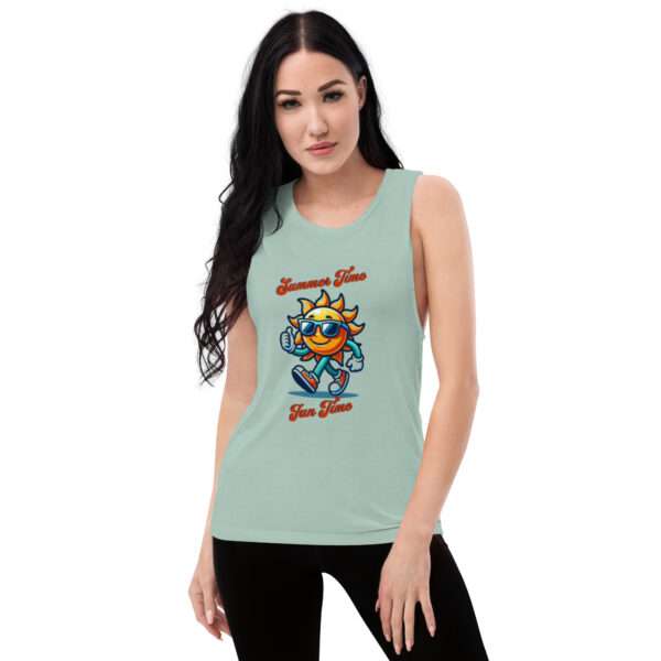 Summer Time Ladies’ Muscle Tank - Image 5