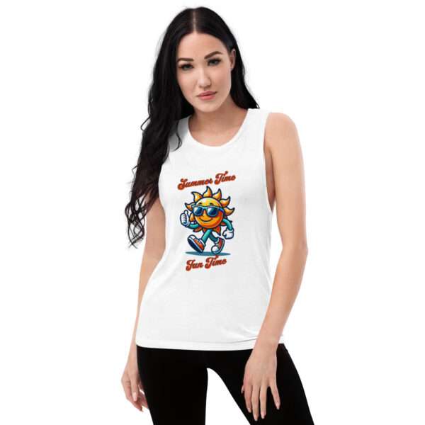 Summer Time Ladies’ Muscle Tank - Image 6