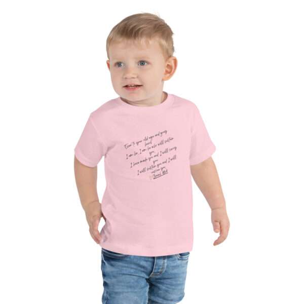 Isaiah 46v4 Toddler Short Sleeve Tee - Image 2