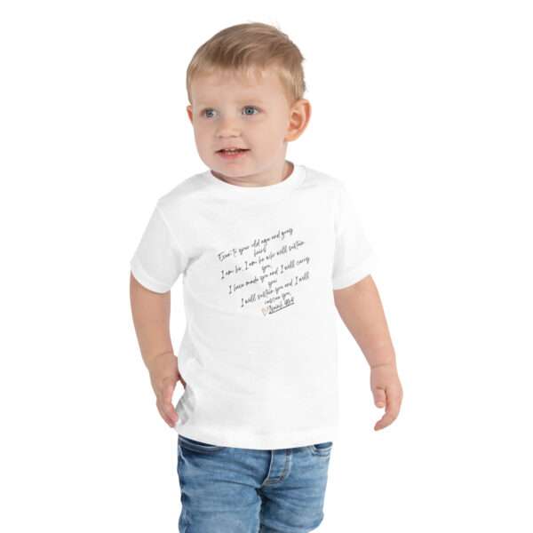 Isaiah 46v4 Toddler Short Sleeve Tee - Image 3