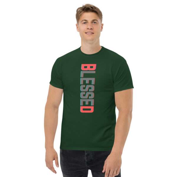 Blessed - Men classic tee. - Image 4