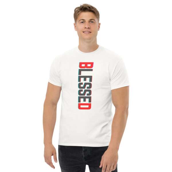 Blessed - Men classic tee. - Image 12